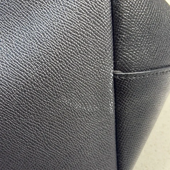 Coach City Black Leather Tote - Picture 9 of 10